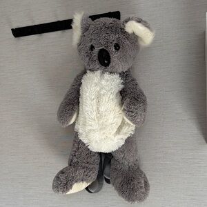 Gray and White Koala Plush Toy